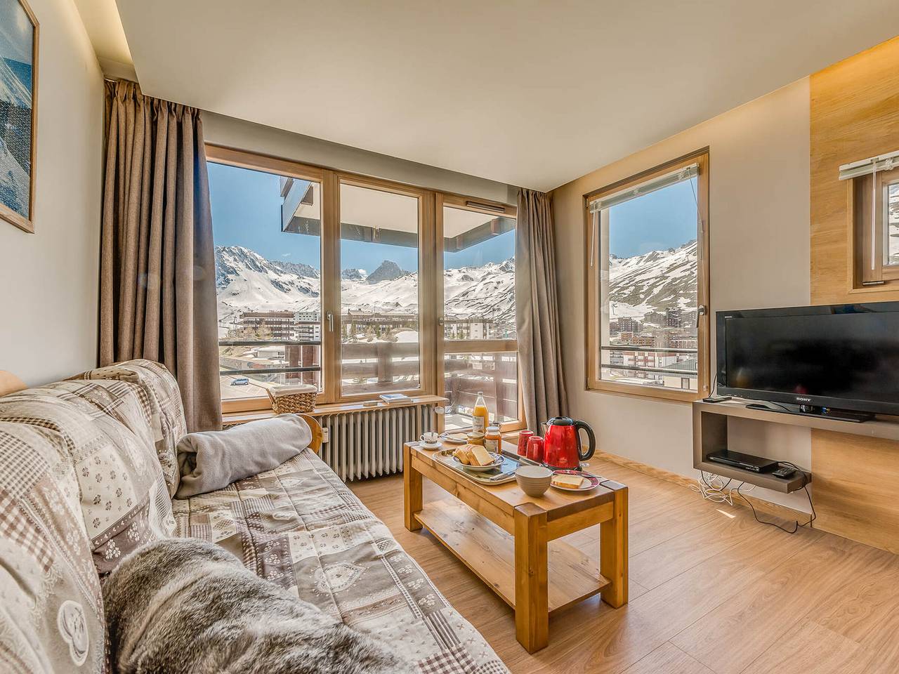Geheel appartement, Renovated 3* apartment for 7, hotel services in Tignes, Massif de la Vanoise