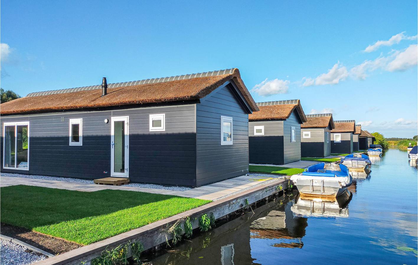Ferienhaus für 4 Personen mit Terrasse in Giethoorn, Nationalpark Weerribben-Wieden
