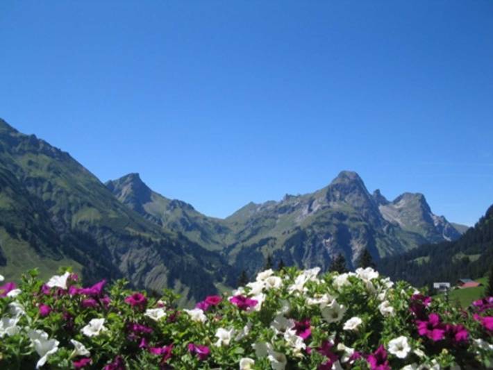 Ferienwohnung für 4 Personen, mit Balkon und Garten sowie Ausblick in Schröcken - 2