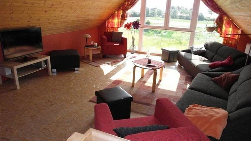 Ferienhaus mit Meerblick für 8 Personen, mit Terrasse und Sauna sowie Garten in Holnis