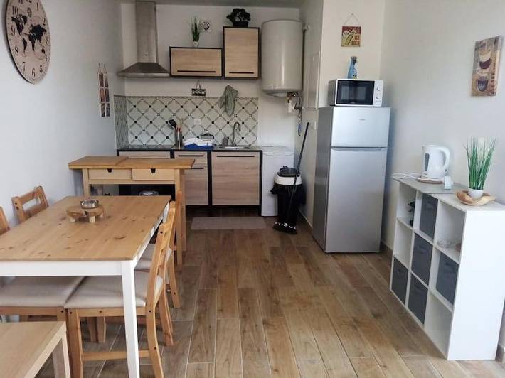 Appartement de vacances pour 3 personnes, avec Jardin