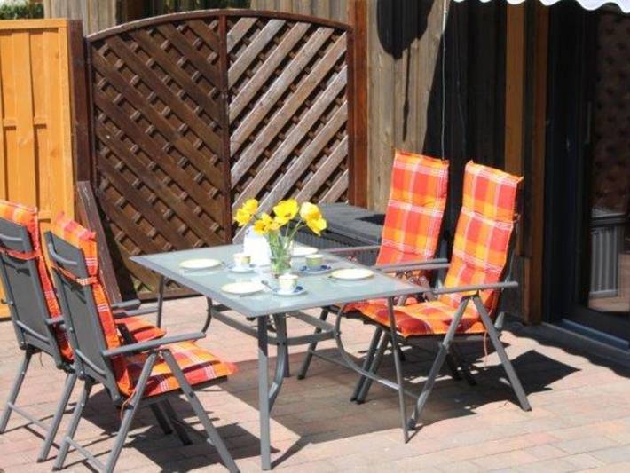 Ferienwohnung für 5 Personen, mit Terrasse und Garten sowie Ausblick in Kargow