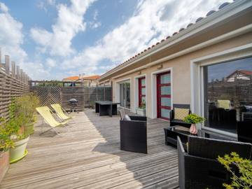 Gîte pour 6 personnes, avec terrasse dans Plage sud (Mimizan Plage)