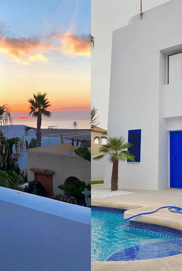 Villa for 6 people, with Balcony and Terrace as well as Garden and Pool in Vera