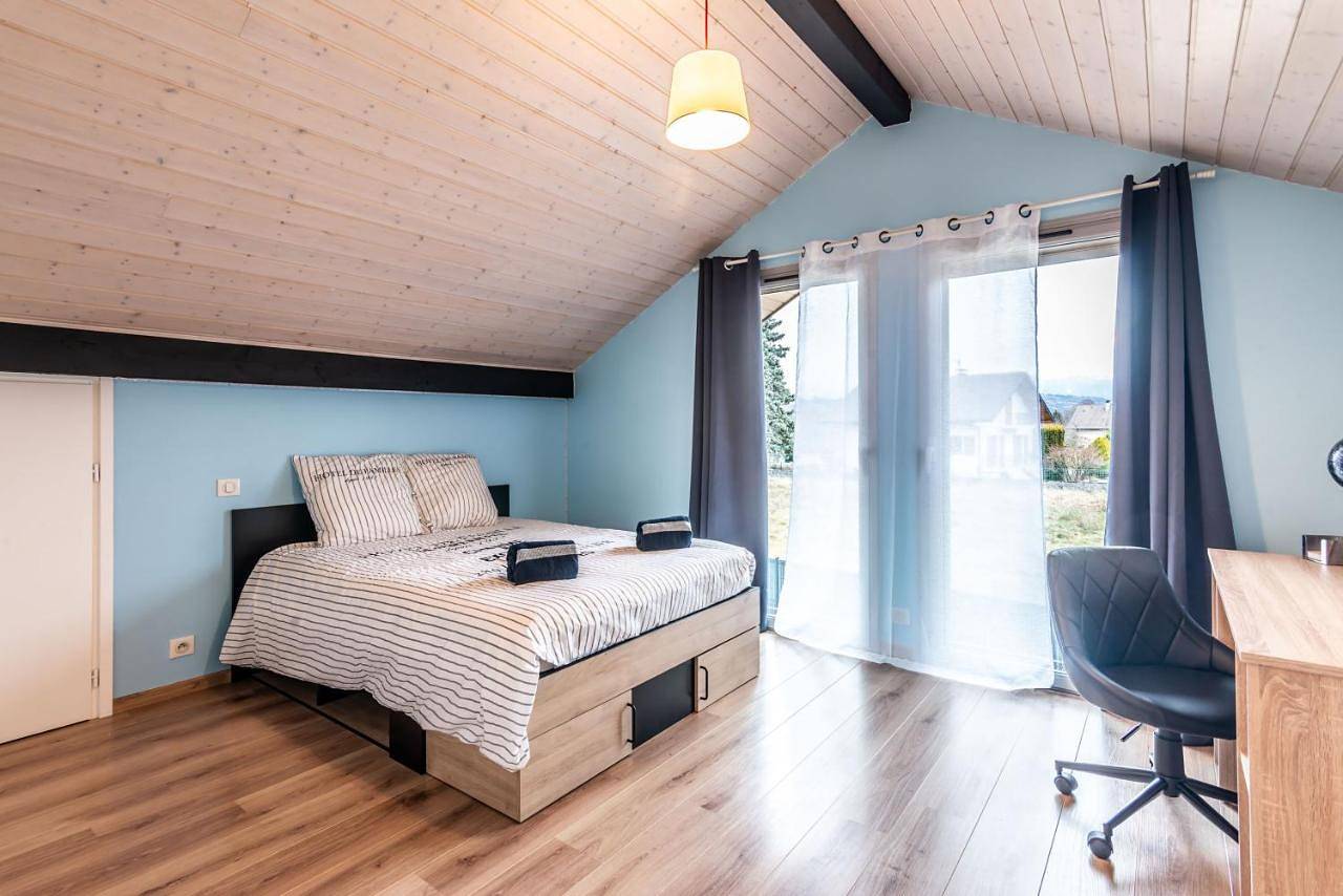 Appartement entier, Villa tout confort - Piscine - Montagnes - Lac - Parking in Armoy, Région de Thonon-les-Bains