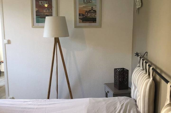 Gîte pour 2 personnes, avec Balcon à Tours