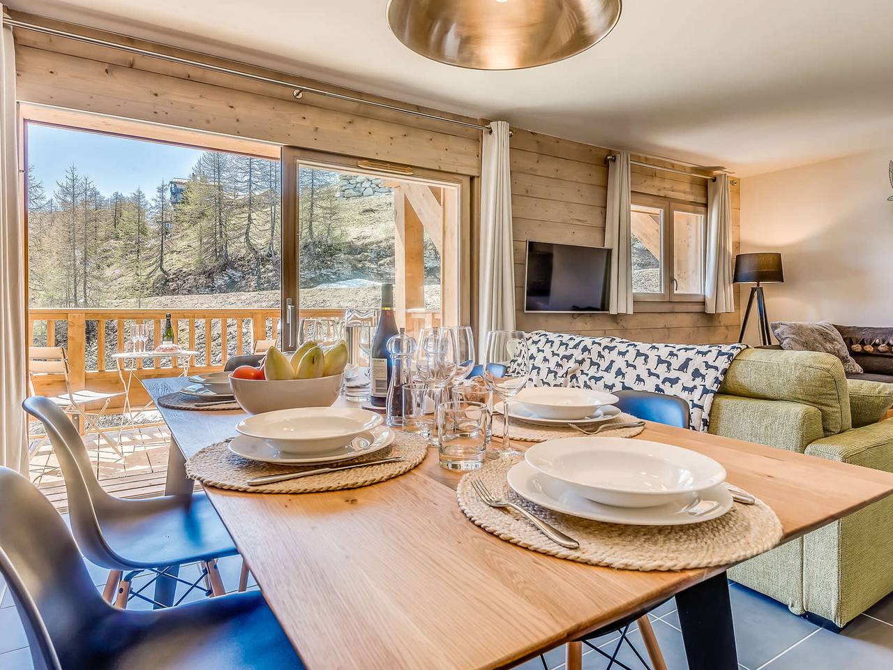 Geheel appartement, Vakantieappartement voor 6 personen met zwembad in Tignes, Vanoise Nationaal Park