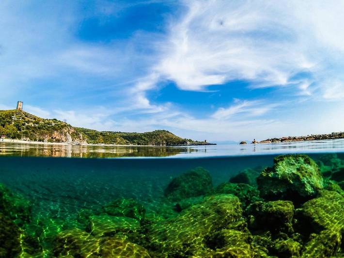 Villaggio vacanza per 4 persone, con Balcone e Terrazza nonché Giardino a Marina di Camerota