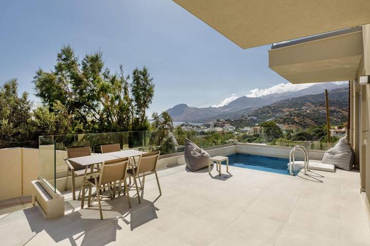 Ferienhaus für 7 Personen, mit Pool und Ausblick sowie Terrasse in Plakias - 4