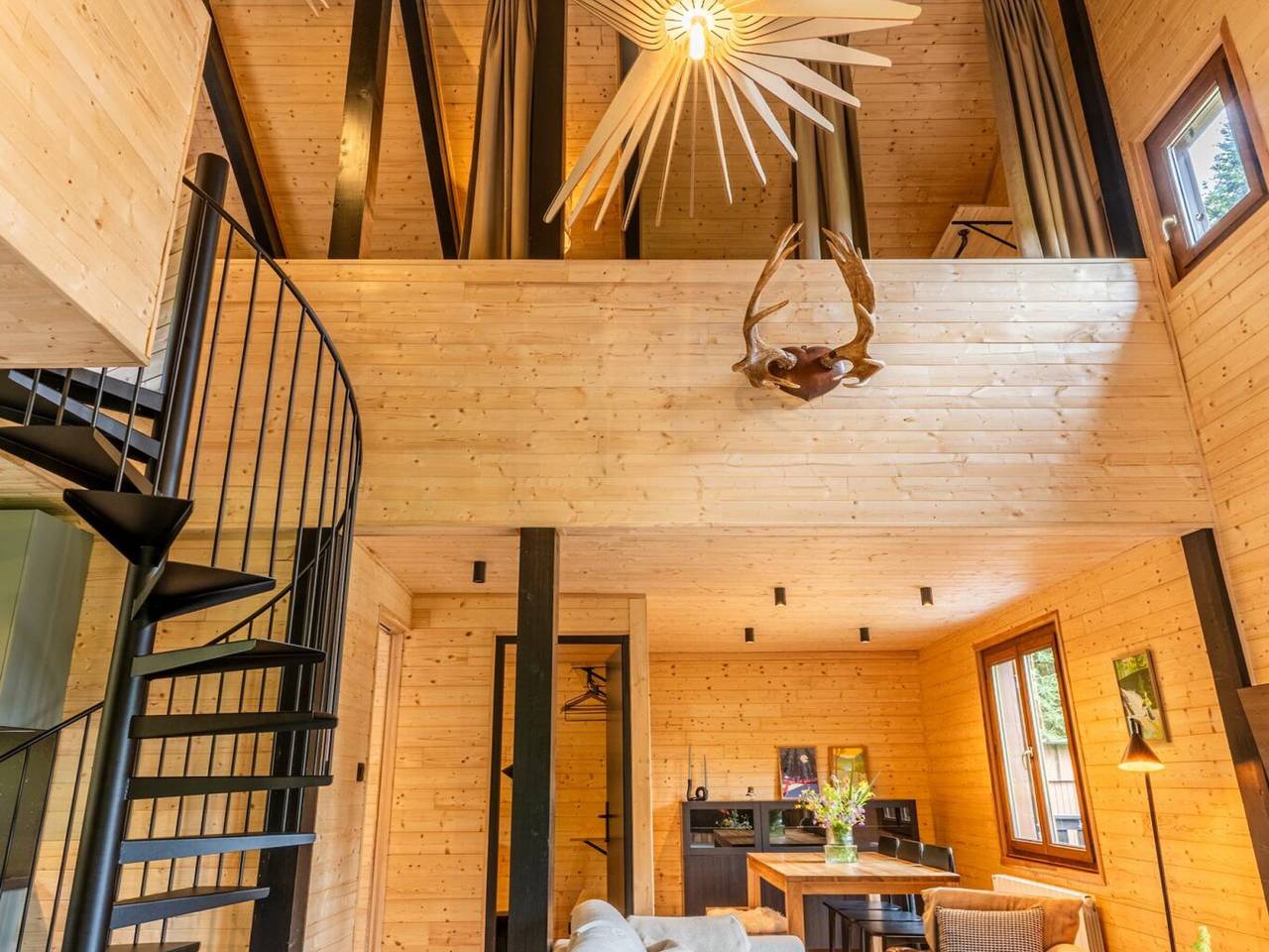 Modernes Chalet mit Kamin und Haustiere willkommen nahe Gérardmer in Sapois, Regionaler Naturpark Belchen der Vogesen