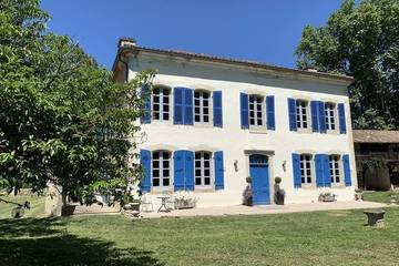 Location de vacances pour 40 personnes, avec jardin et balcon à Samadet