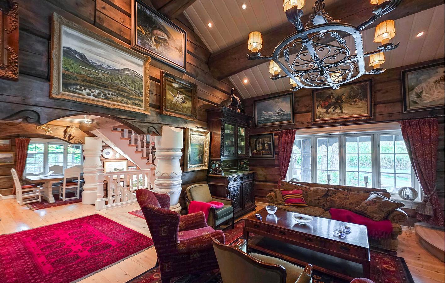 Ferienhaus für 10 Personen mit Ausblick in Ski