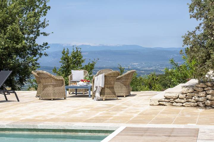 Location de vacances pour 12 personnes, avec vue et jardin à Bonnieux - 4