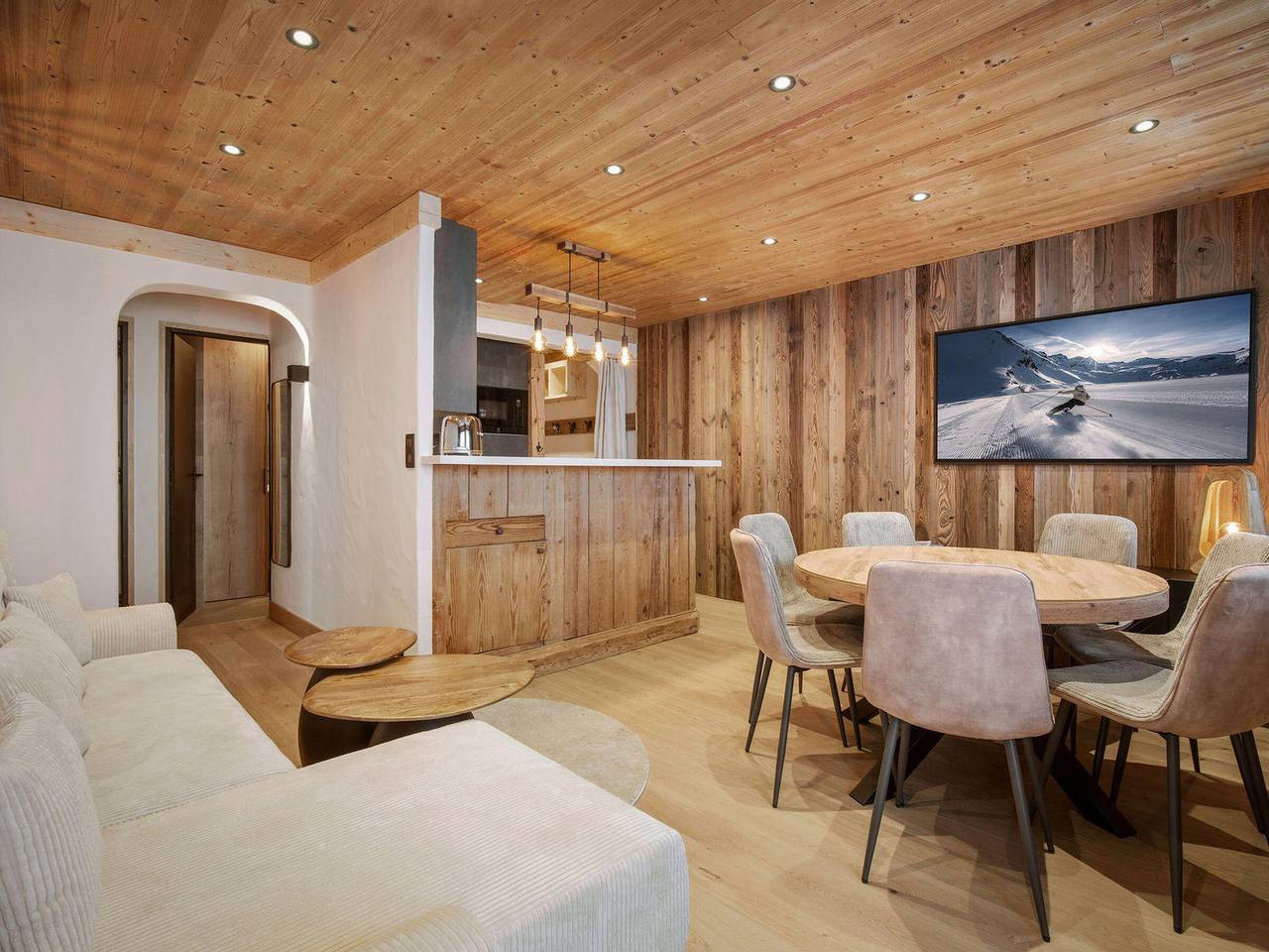 Hel lejlighed, Renovated ski-in ski-out apartment for 7 people in Courchevel 1850, Saint-Bon-Tarentaise