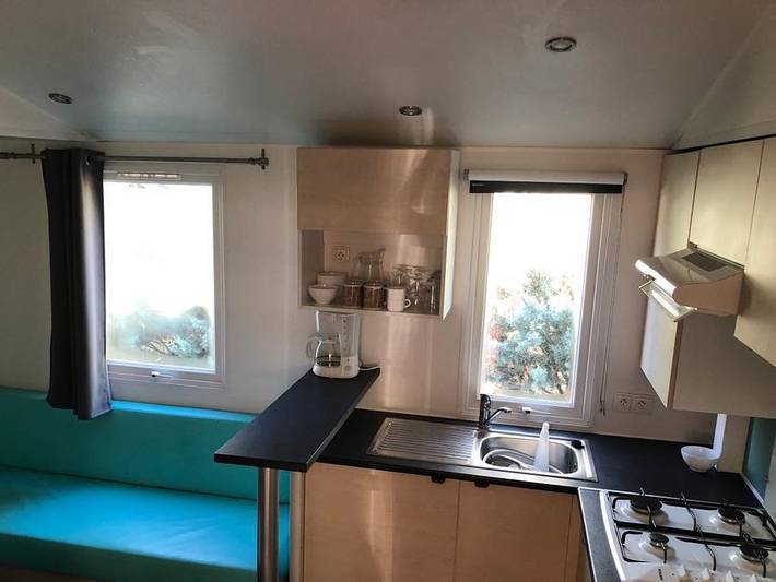 Camping Au Tylo Soleil - Mobilheim 6 personen - 40 Premium Super Cordelia 32m² - 3 Schlafzimmer in Dauphin, Regionaler Naturpark Luberon