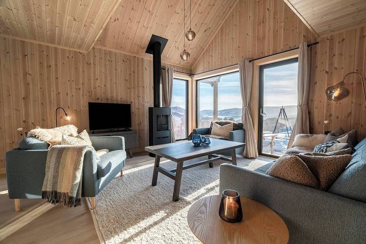 Blockhütte für 8 Personen, mit Terrasse - 1