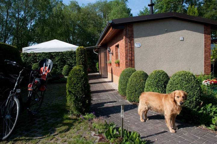 Ferienhaus für 3 Personen, mit Terrasse und Garten sowie Ausblick