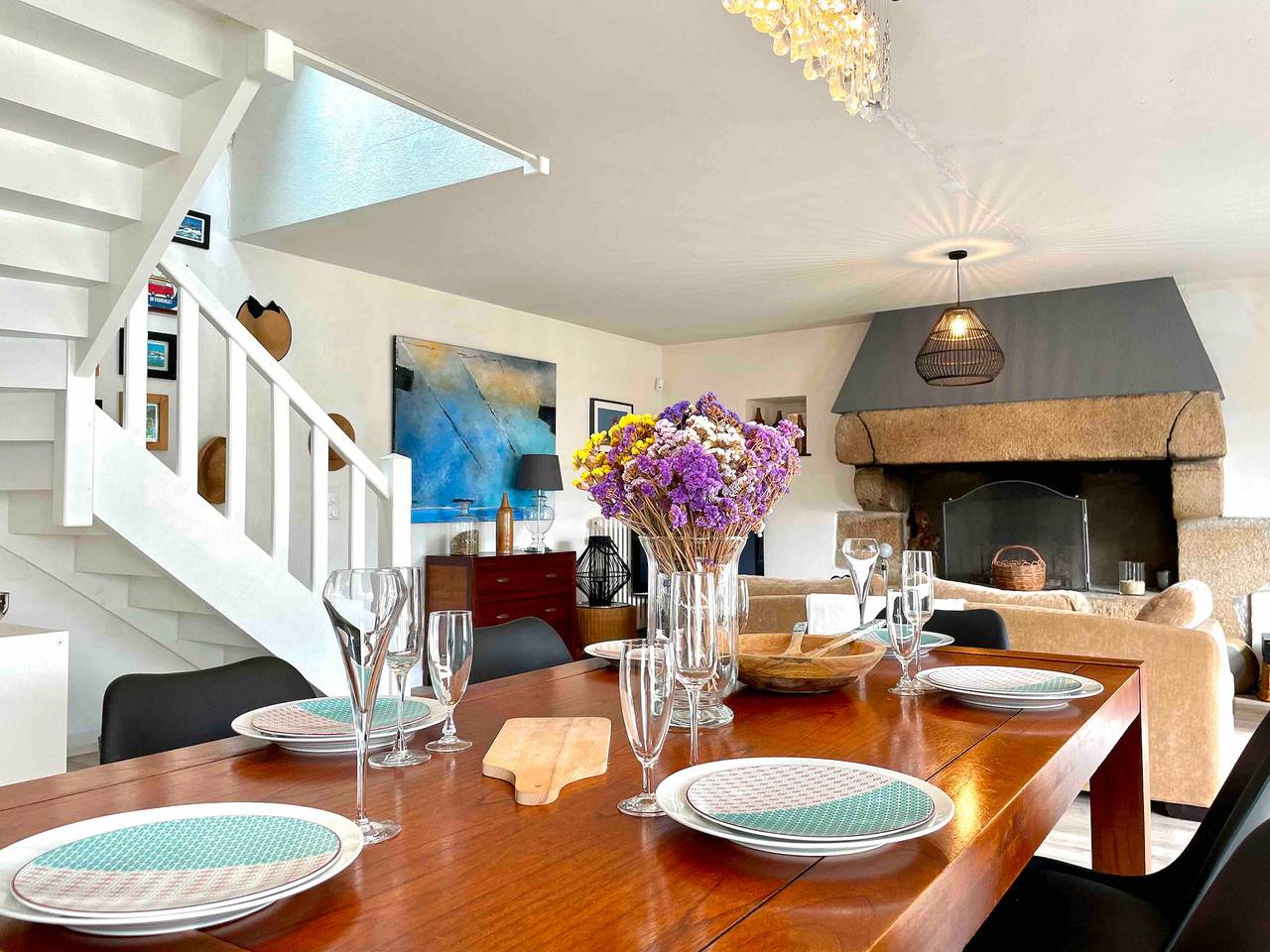 Maison de vacances 'Ty Glou Maison Charmante' avec terrasse privée, jardin privé et Wi-Fi in Ploemeur, Côte des Mégalithes