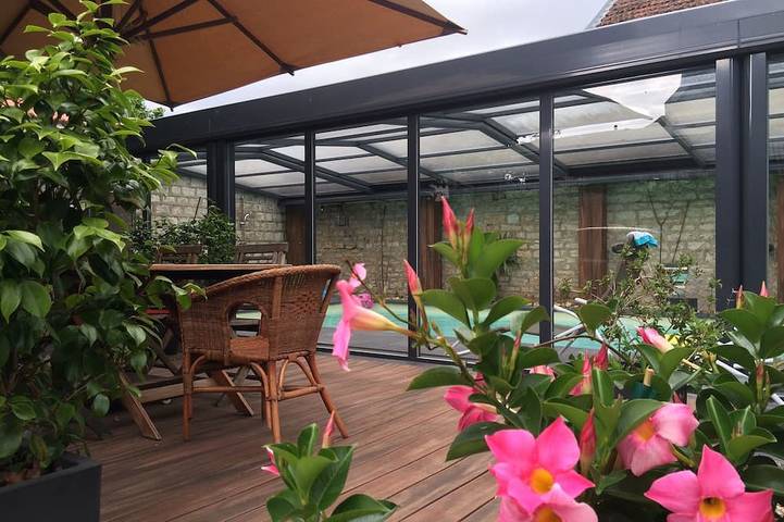 Maison de vacances pour 8 personnes, avec Balcon et Jardin à Dole
