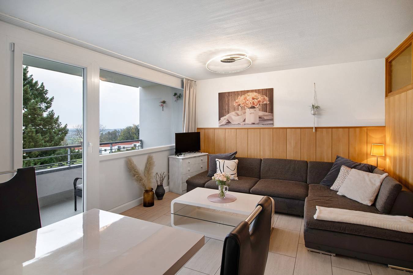 Entire apartment, Apartment 'Ferienwohnung Alpensicht' with Lake View, Shared Garden and Wi-Fi in Oberteuringen, Region Bodensee-Oberschwaben
