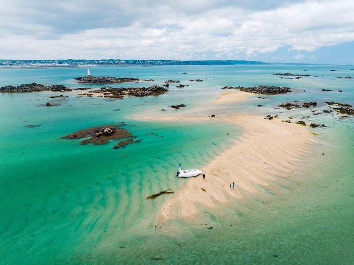 Location de vacances pour 4 personnes, avec terrasse et vue, animaux acceptés à Tréveneuc - 2