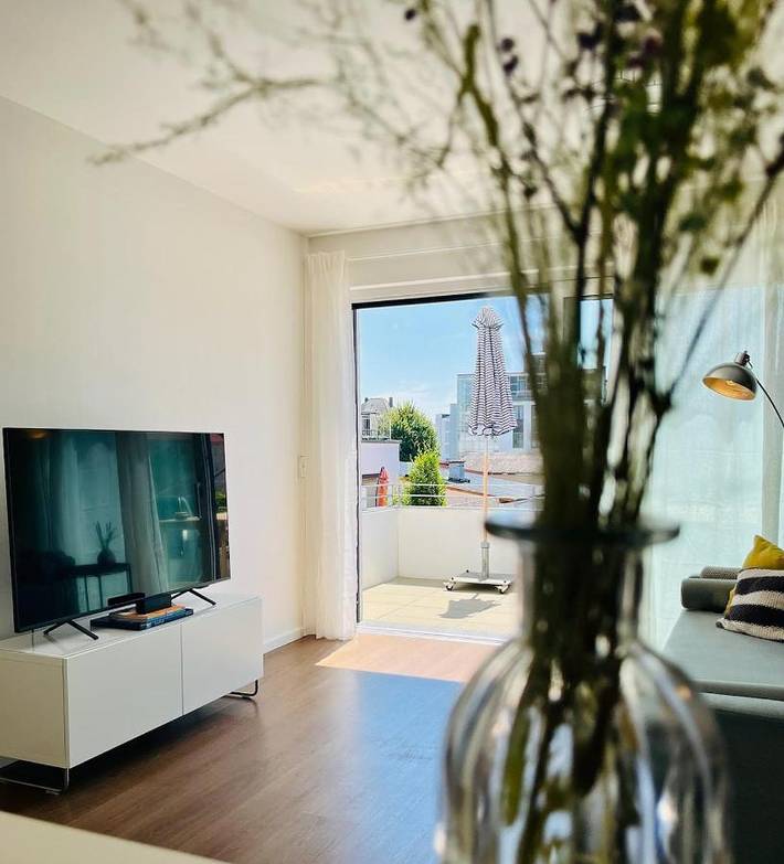 Ferienwohnung für 4 Personen, mit Ausblick und Balkon, kinderfreundlich in Straubing