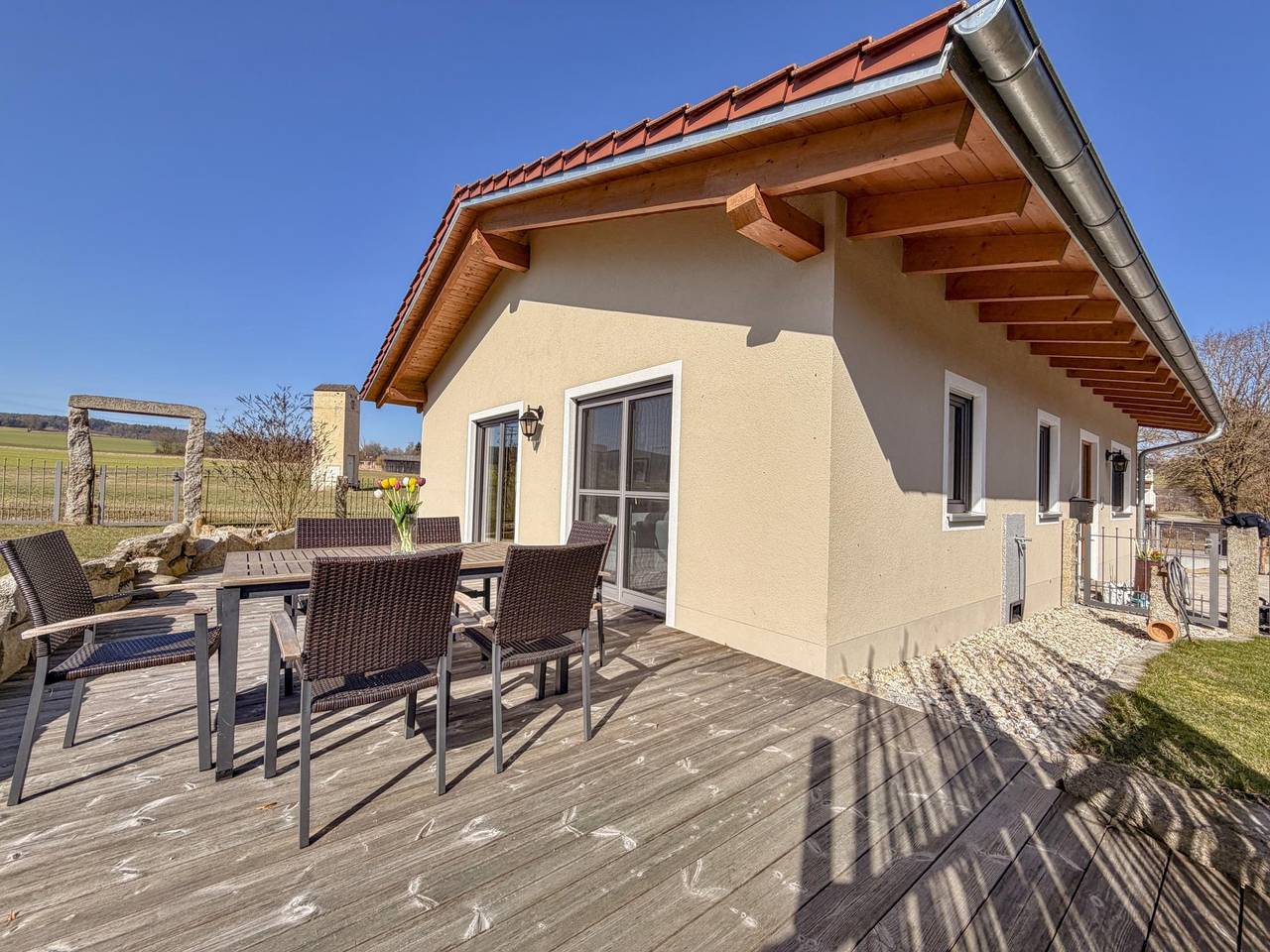 Modernes Ferienhaus in Bayern mit Garten in Neunburg vorm Wald, Naturpark Oberpfälzer Wald