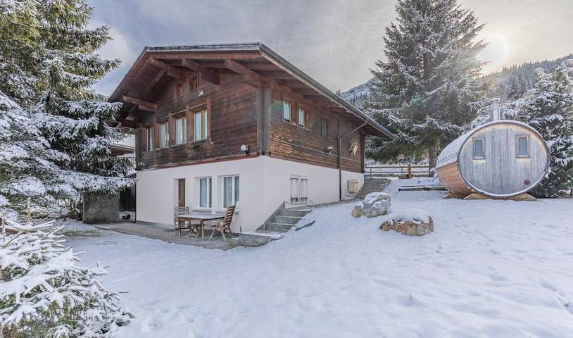 Gîte pour 4 personnes, avec terrasse, animaux acceptés dans Axalp - 4