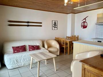 Gîte pour 4 personnes, avec balcon à Huez