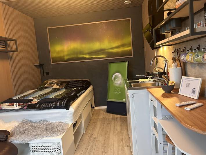 Studio pour 2 personnes, avec vue sur l’océan et jardin