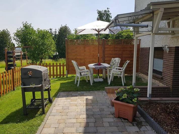 Ferienwohnung für 5 Personen, mit Terrasse und Garten