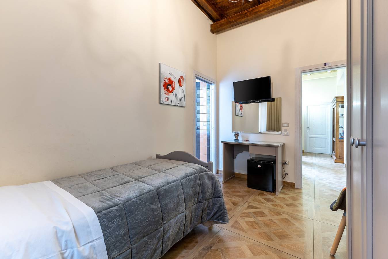 Zimmer 'Al Duomo - Camera Singola' mit Gemeinschaftsterrasse, Wi-Fi und Klimaanlage in Licata, Agrigento Provinz