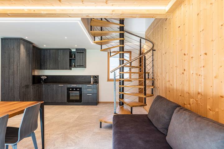 Ganze Wohnung, Ferienwohnung "Ciasa Fatati" mit Bergblick, Sauna und Wlan in Pinzolo, Comune di Pinzolo