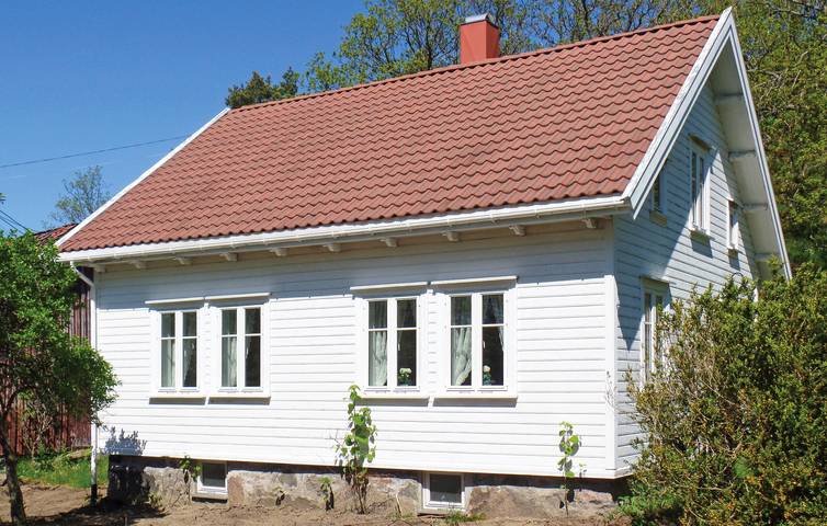 Ferienhaus für 6 Personen mit Garten in Mandal