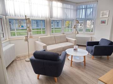 Vakantiewoning voor 3 personen, with terras and sauna as well as tuin in Amrum