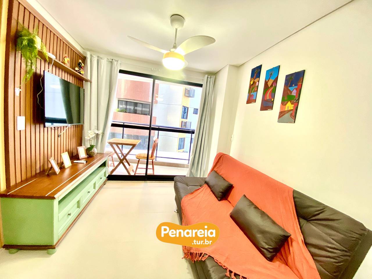 Geheel appartement, Vakantieappartement voor 5 personen met zwembad in Cabo Branco, João Pessoa (gemeente)