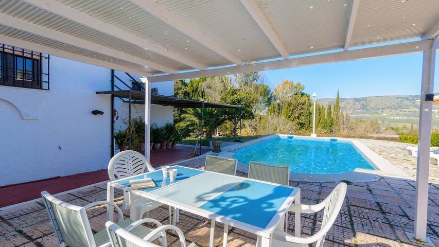 Finca für 8 Personen, mit Pool und Balkon/Terrasse in Ronda - 3