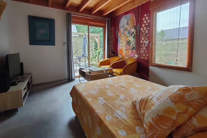 Appartement de vacances pour 2 personnes, avec Terrasse et Jardin