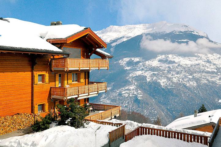 Hütte für 6 Personen, mit Balkon und Ausblick, mit Haustier in 4 Vallées