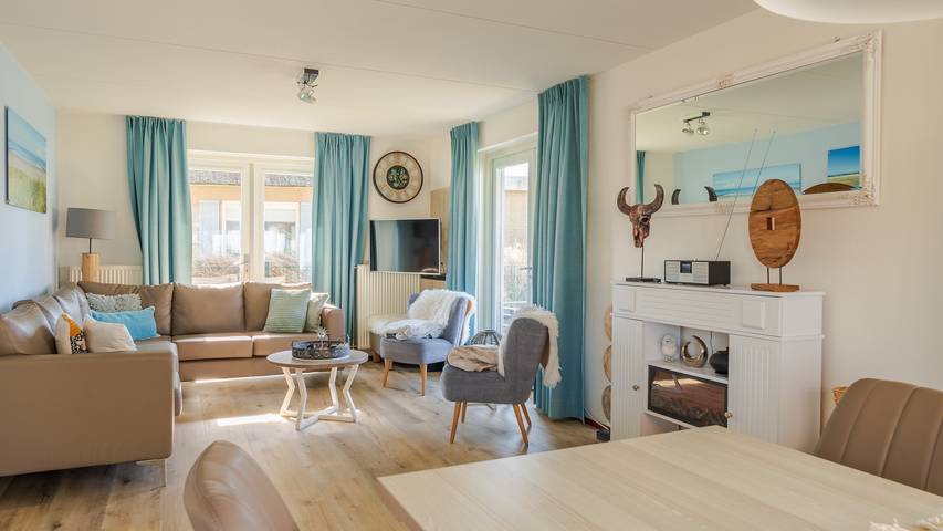 Ferienhaus für 6 Personen, mit Garten und Sauna