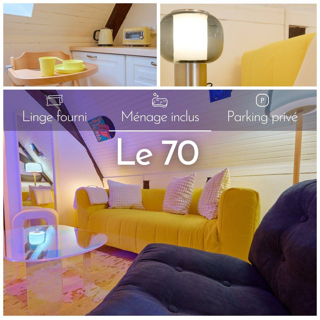 Appartement entier, Appartement Le 70 - centre-ville - 2 parkings privés in Saint-Aignan, Région de Romorantin-Lanthenay