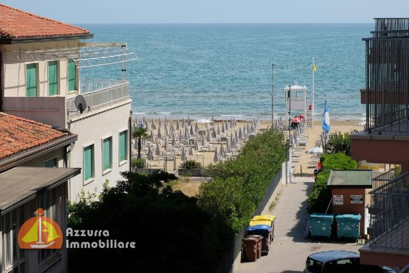 Ganze Wohnung, Ferienwohnung 'Shopping Center D08' mit Meerblick, privater Terrasse und Klimaanlage in Lido di Jesolo, Jesolo