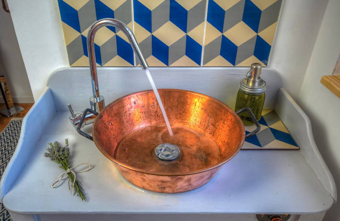 Haus am Flussufer mit Tieren in Béarn in Autevielle-Saint-Martin-Bideren, Béarn
