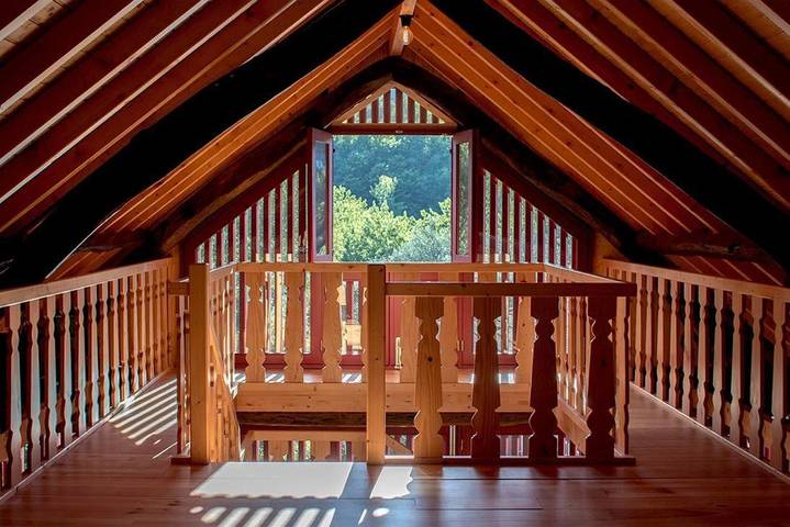 Maison de campagne pour 6 personnes, avec piscine ainsi que vue et jardin dans Amares - 4