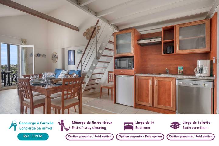 Gîte pour 4 personnes, avec piscine et balcon à Le Croisic - 3