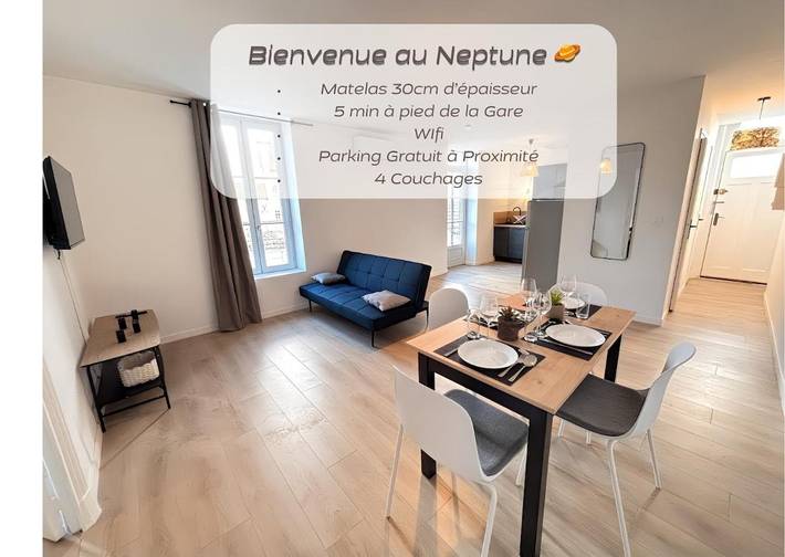 Appartement de vacances pour 4 personnes, avec balcon