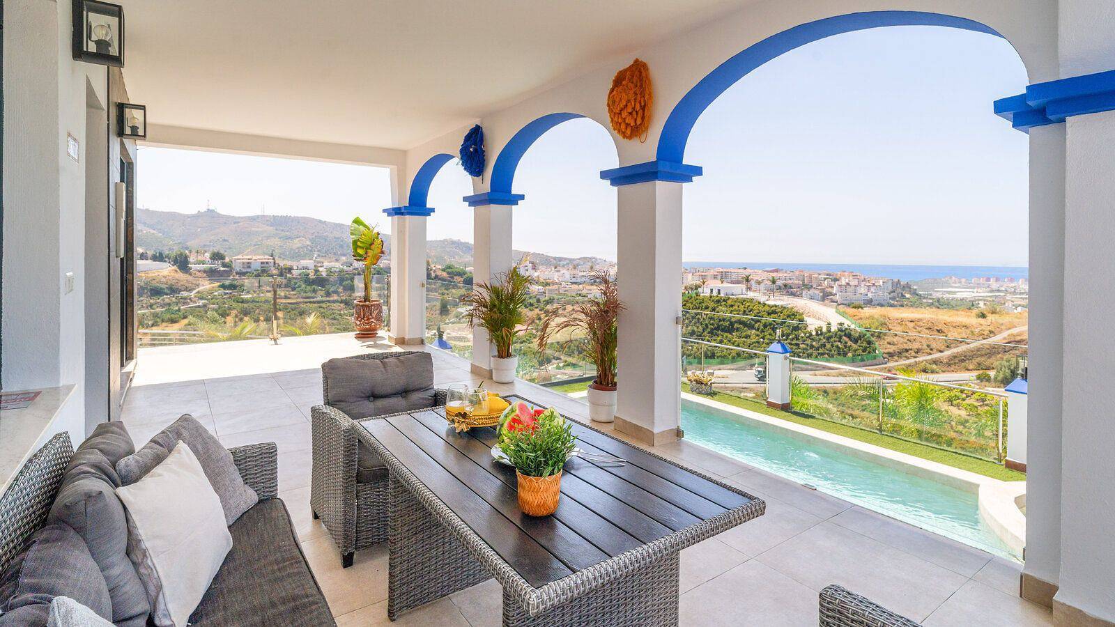 Casa Mirador Azul Torrox by Ruralidays in Torrox, Costa del Sol
