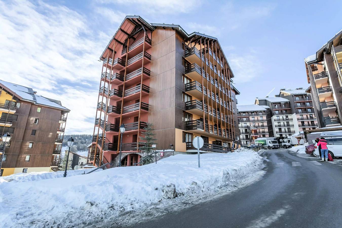 Ganze Wohnung, Ferienwohnung 2 Zimmer 6 Personen - Budget in Risoul, Nationalpark Écrins