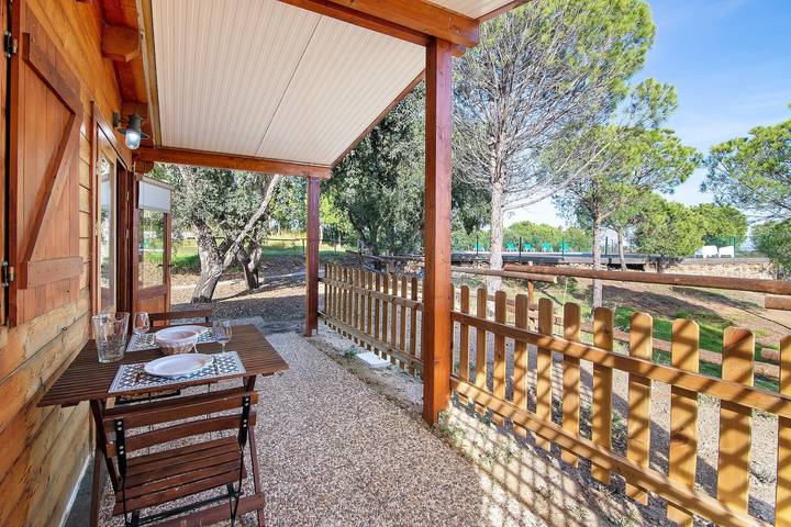 Casa de Campo Vale do Asno – Bungalow „6“ mit Gemeinschaftspool, Wlan und Klimaanlage in Altura, Parque Natural da Ria Formosa