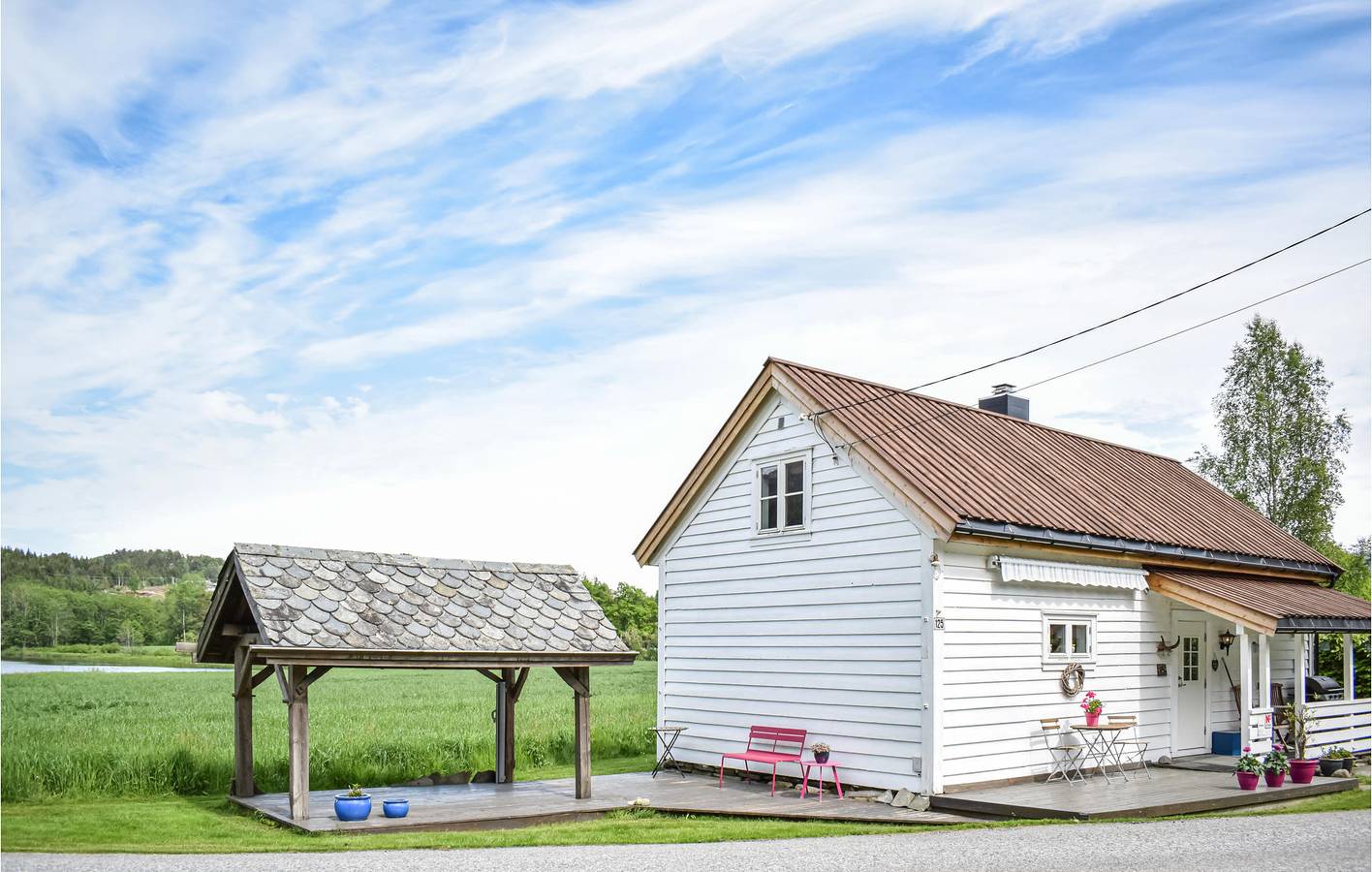 Ferienhaus für 8 Personen mit Terrasse in Kvam herad